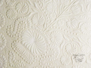 detail vierra whole cloth quilt
