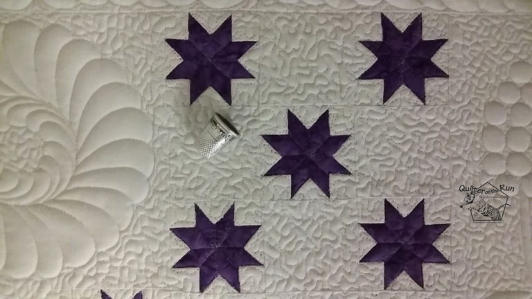 insanity quilt tiny quilting with thimble leymone stars