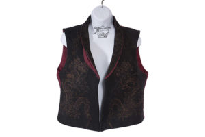dragon storm front leather vest