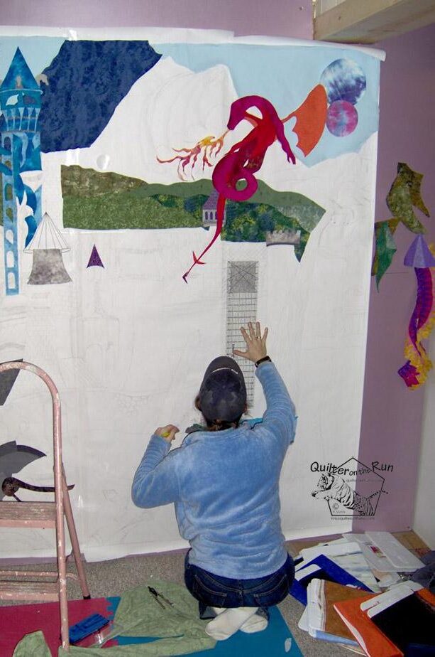 william and tony's magical world in progress on the design board behind the scenes