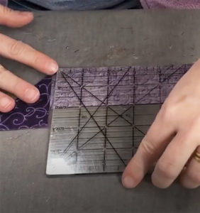 joining mitered binding strips tutorial