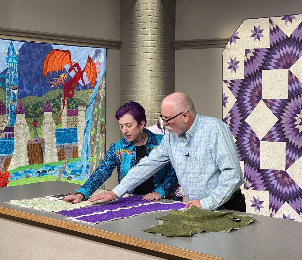 shooting the quilt show with ricky timms and alex anderson