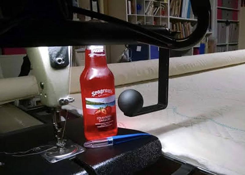 wine cooler seam ripper quilt