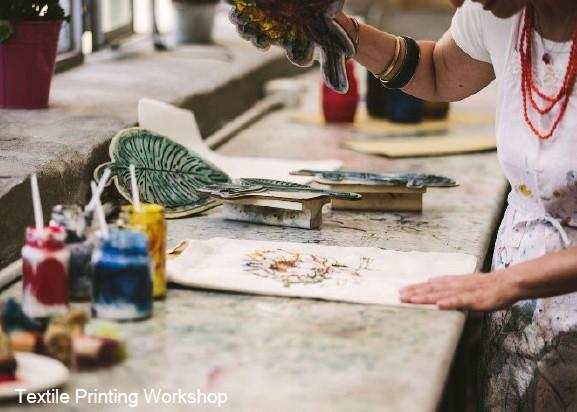 screen printing workshop italy textile tour