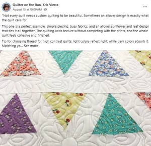 facebook post with tip