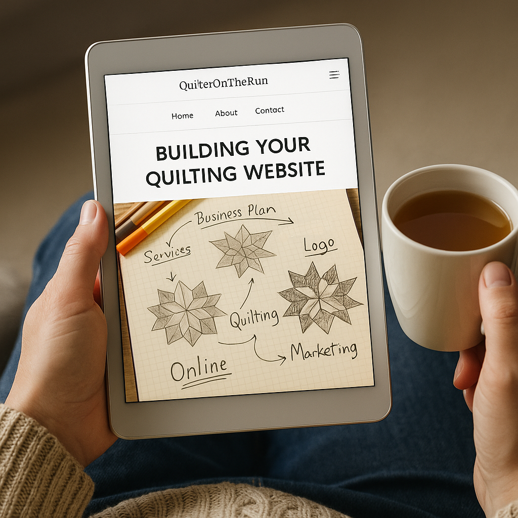 planning your website tablet picture