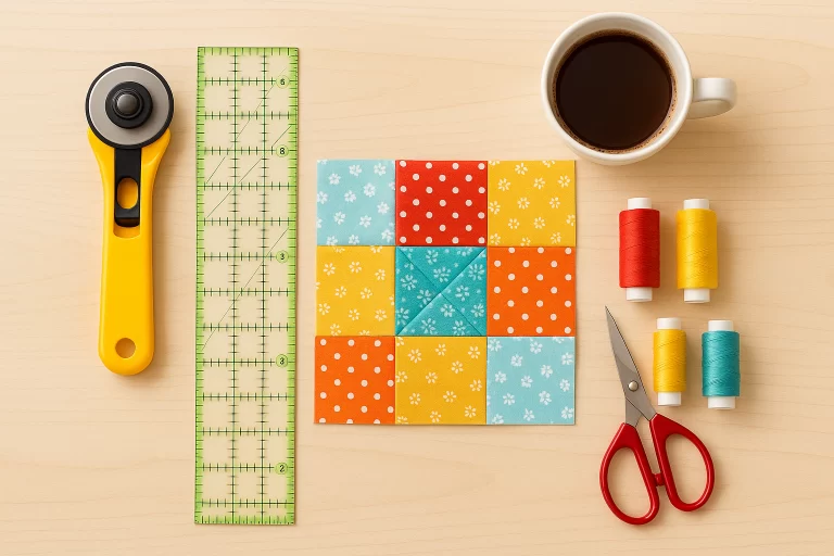 quilters ufos block and quilting tools