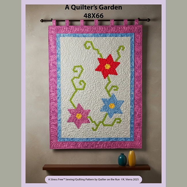 a quilters garden hexagon quilt