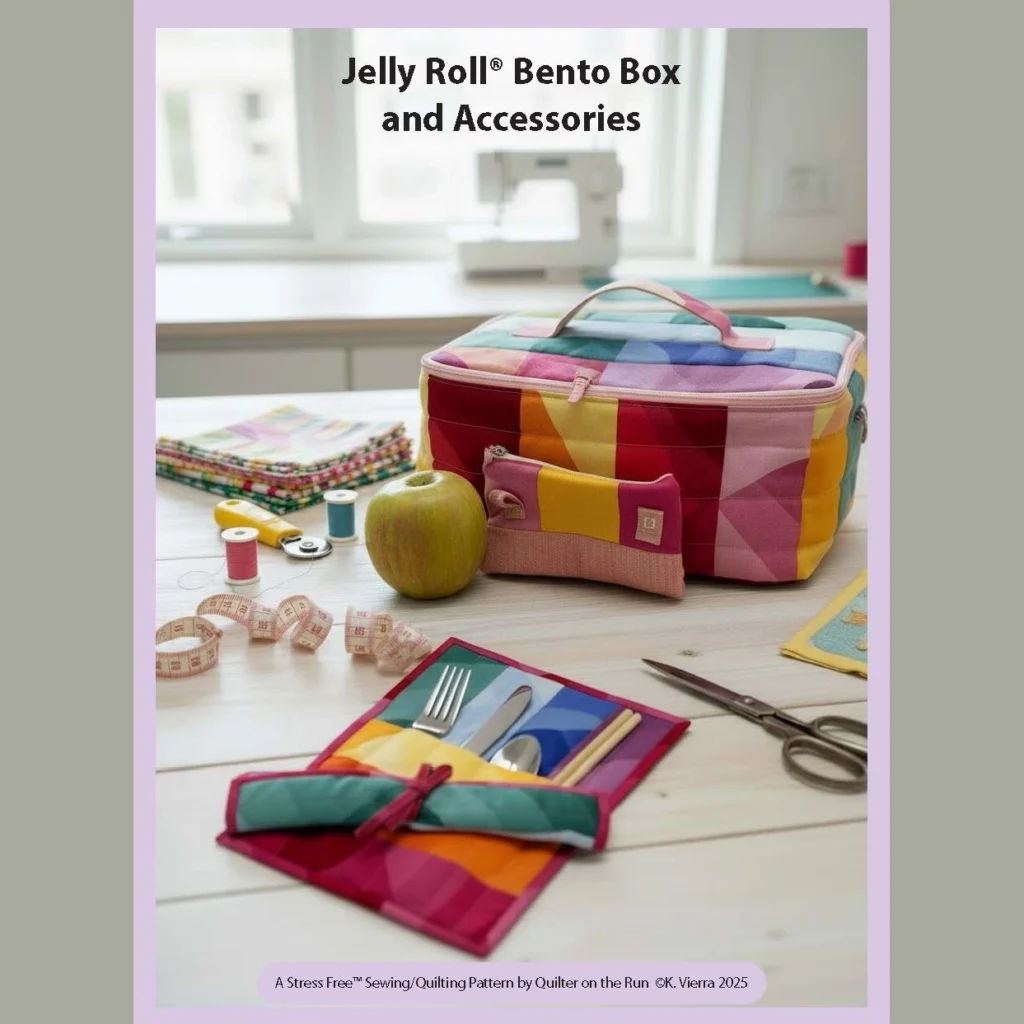 Jelly Roll Bento Box Lunch Bag Pattern