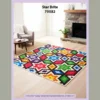 star brite hexagon bed quilt