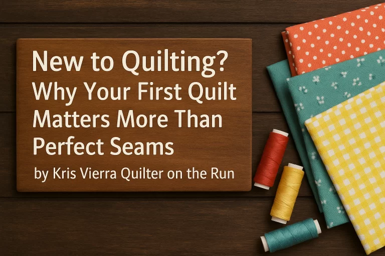 new to quilting sign