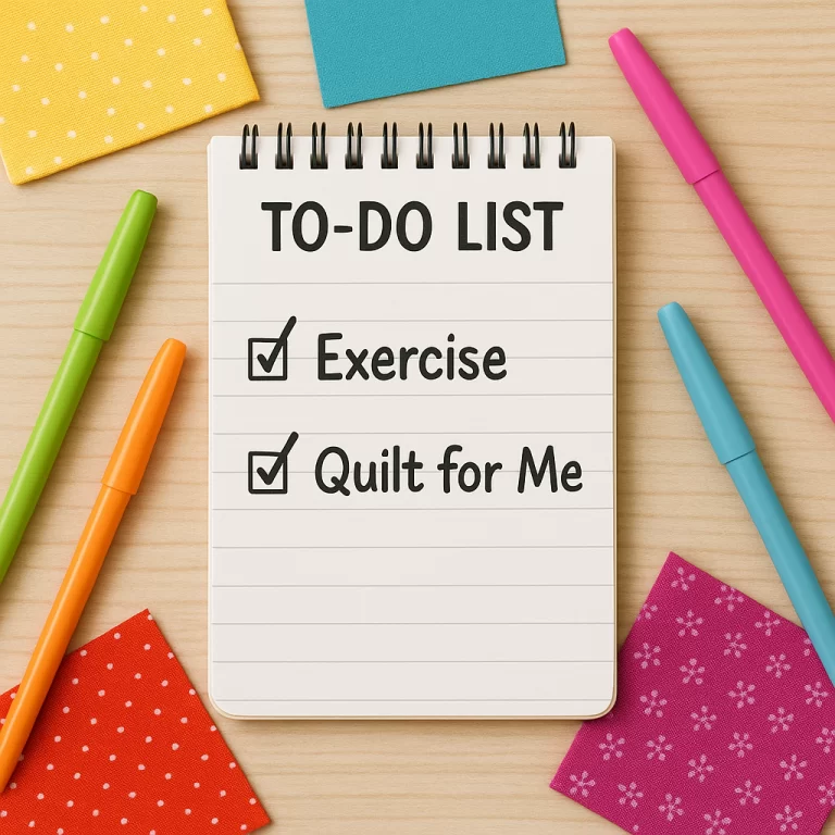 pens fabric and to do list