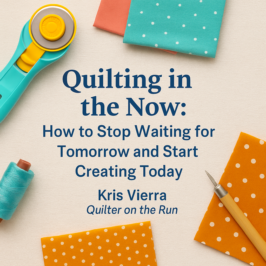 quilting in the now thread and fabric