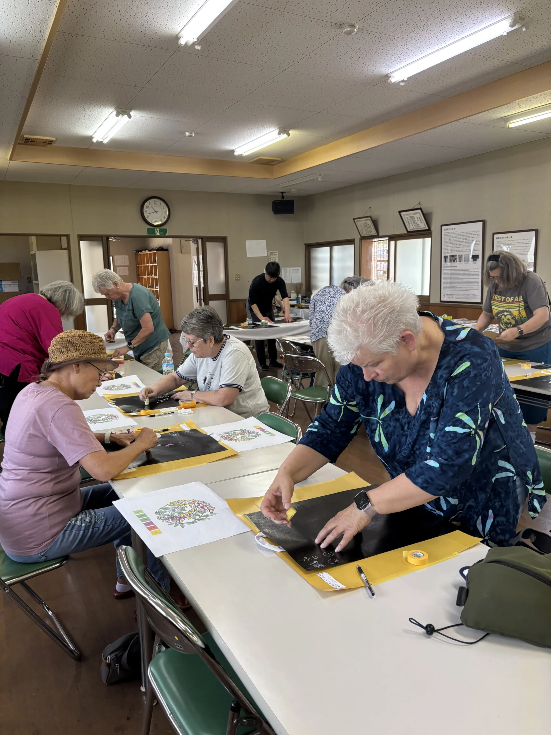 Yuzen dying workshop japan 26