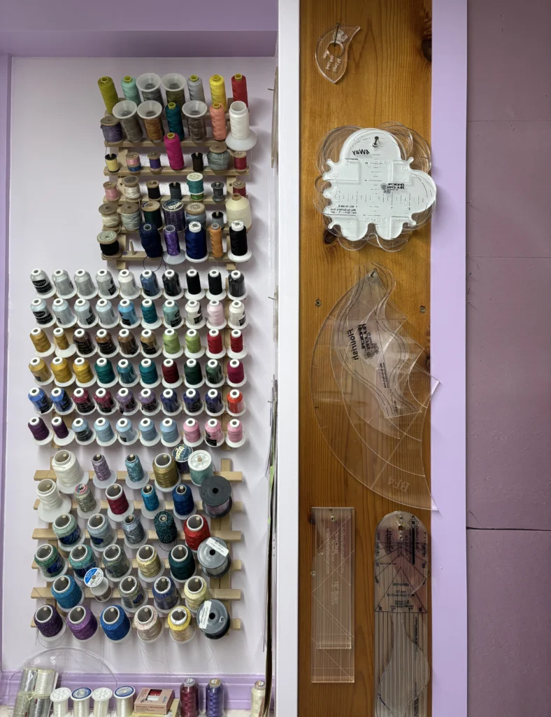 organized thread and rulers
